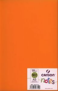 Szkicownik A5 Canson Notes 50 kartek pomarańczowy