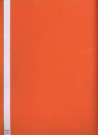 Skoroszyt z wąsami A4 Bantex Standard pomarańczowy