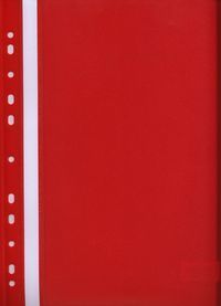 Skoroszyt z perforacją A4 Evo czerwony