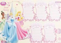 Plan lekcji z magnesem Princess