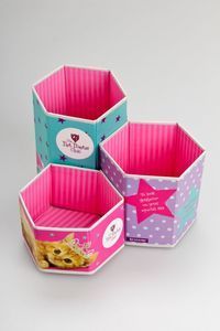 Organizer tekturowy na biurko Smiley